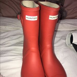 Red Hunter Boots